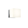 Astro Cube wall lamp, polished chrome