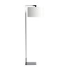 Astro Ravello Floor Drum 420 floor lamp, white fabric shade / polished chrome structure