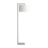 Astro Ravello Floor Drum 420 floor lamp, white fabric shade / matt nickel structure