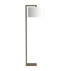 Astro Ravello Floor Drum 420 floor lamp, white fabric shade / bronze structure