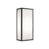 Astro Messina 160 Frosted wall lamp, black