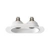 Astro Trimless Round Twin Adjustable recessed lamp, white
