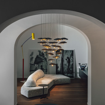 Catellani & Smith Gold Moon Chandelier exemple d'application